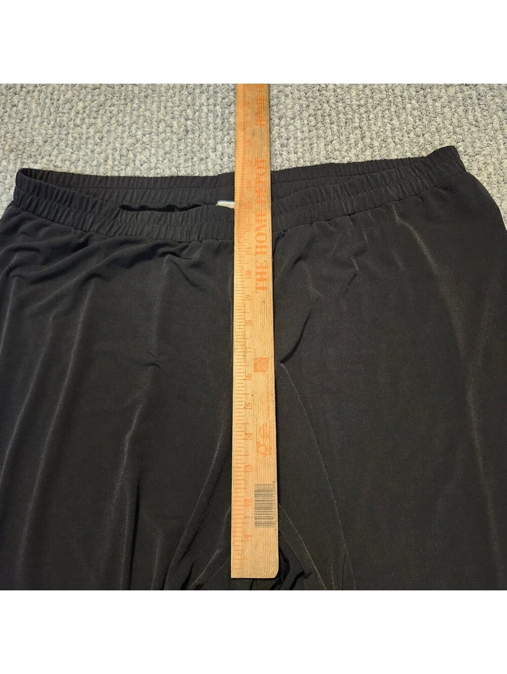 Michael Kors Black Straight Leg Pants Size 2X Elastic Waist